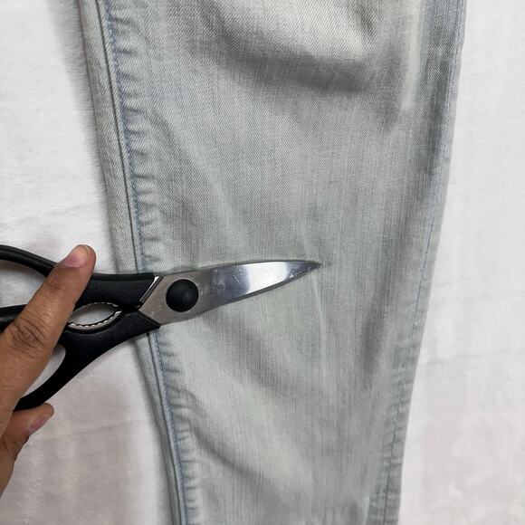 PILCRO‎ Anthropologie Women 29 Stet Fit Cigarette Light Grunge Straight Jeans - Picture 8 of 14